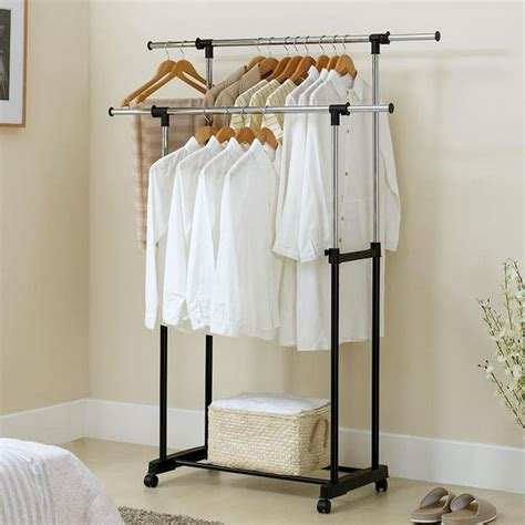 clothes rack walmart in store|walmart rolling hanging clothes rack.